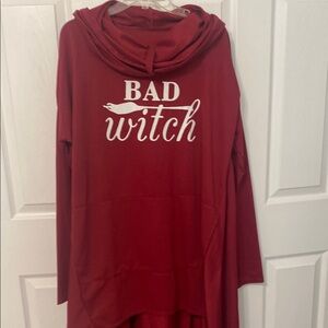 Red 'Bad Witch' Hoodie